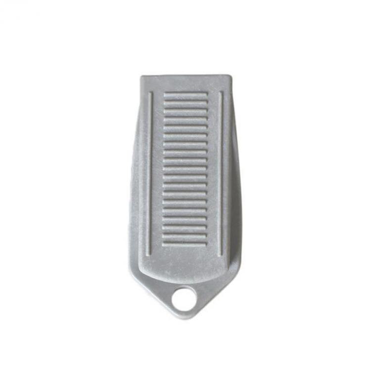 Tope de puerta de goma grande, cuña, atrapa atascos, bloque para casa, habitación, Oficina: Gray