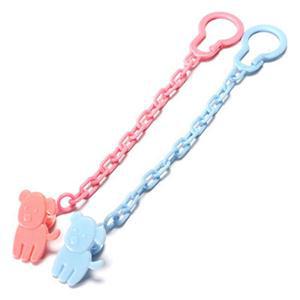 1 stks Babyvoeding Product Dummy Fopspeen Chain Clip Houder Peuter Baby Baby Cartoon Patroon Willekeurige Kleur 23 cm /9"