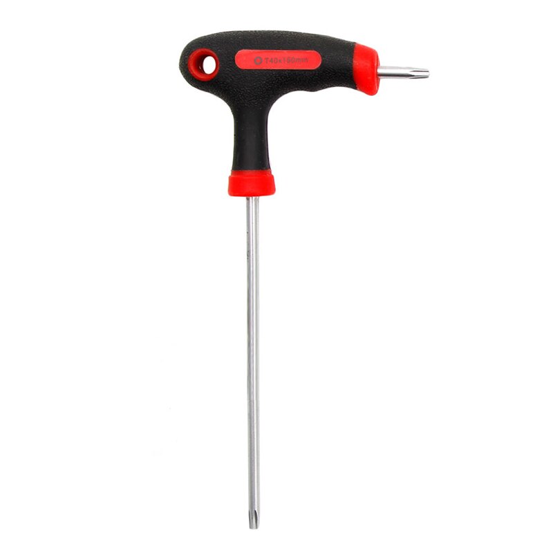 T-Handle Grip Torx & Hex Allen Key Screwdriver Driver Tool T10/15/20/25/30/40: T40