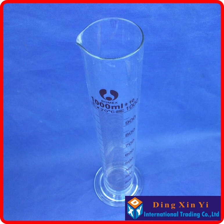 1000ml glass graduated cylinder, measuring cylinder measuring graduates glass graduate