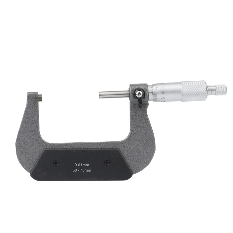 External Thread Micrometer 50-75mm Precision 0.01mm Gauge Mechanical Micrometer Spiral Micrometer