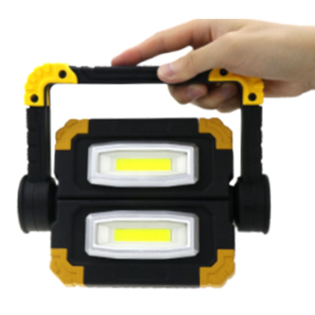 360 Degree Rotation Portable Construction Site Desktop COB LED Folding High Bright Workshop Handheld Work Light