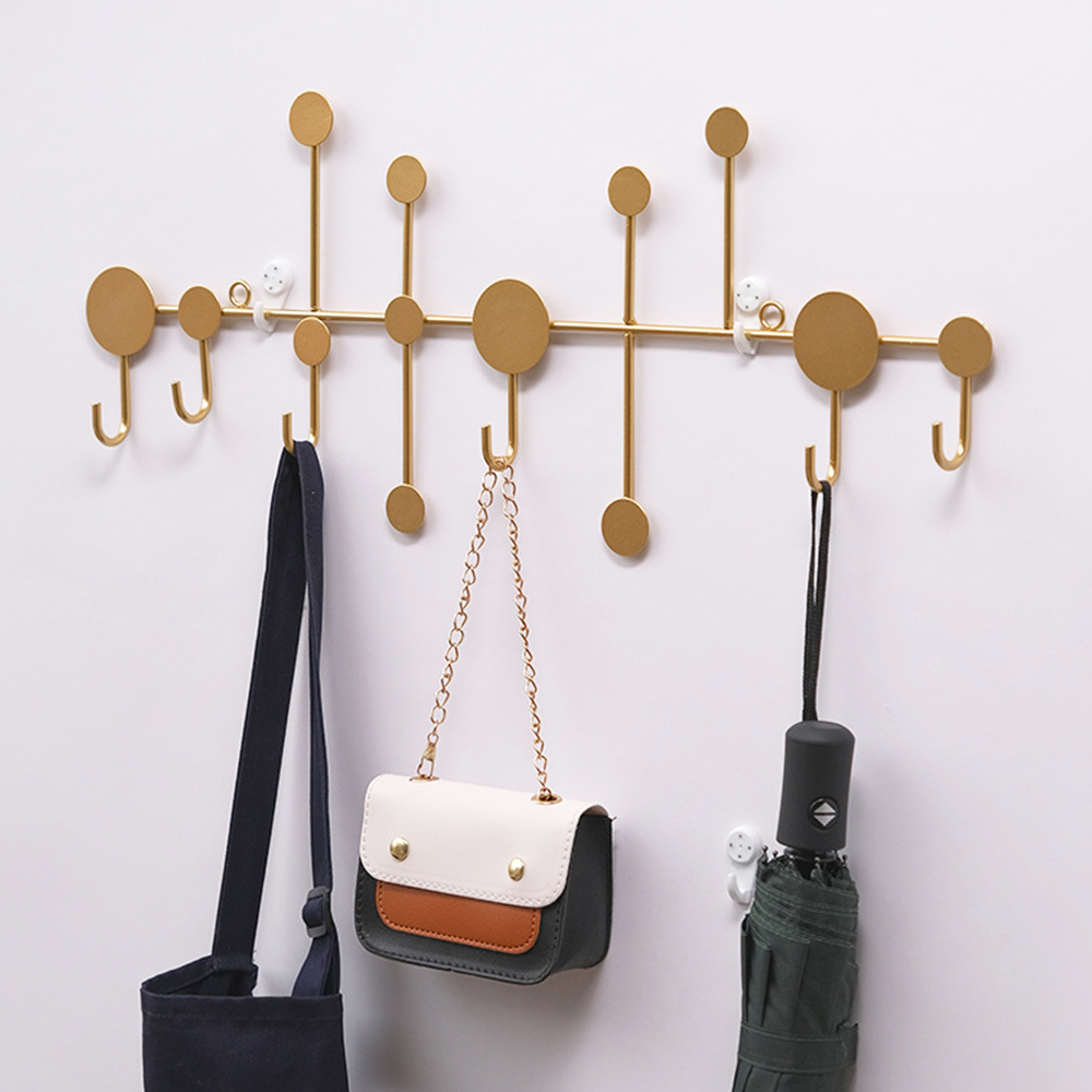 Bathroom Living Room Wall Shelf With Hook Wall Mounted Lockers Entrance Key Hanging Home Decoration Nordic