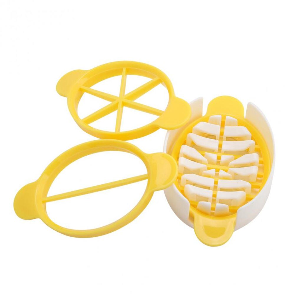 3 in 1 Convenient Multifunctional Wheat Straw Egg Cutter Split Device Food Divider Slicer Egg Slicer Eco-Friendly Tool