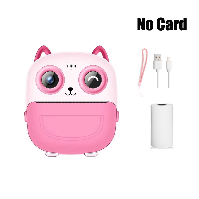 Bee Kids Camera Instant Camera 1080P HD Dual Lens Selfie Digitale Camera Print voor Meisjes Jongens Kerst Verjaardagscadeautjes Speelgoed: Blauw/Groen