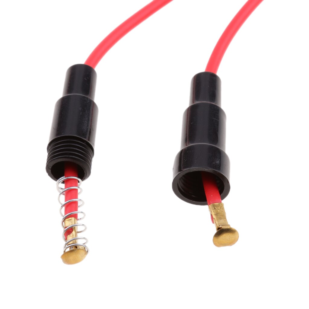 10 Uds. 220v ATC portafusibles en línea/ATO Car ATV adaptador de fusible de vidrio resistente al agua de soplado rápido con cable de 22 AWG XF30