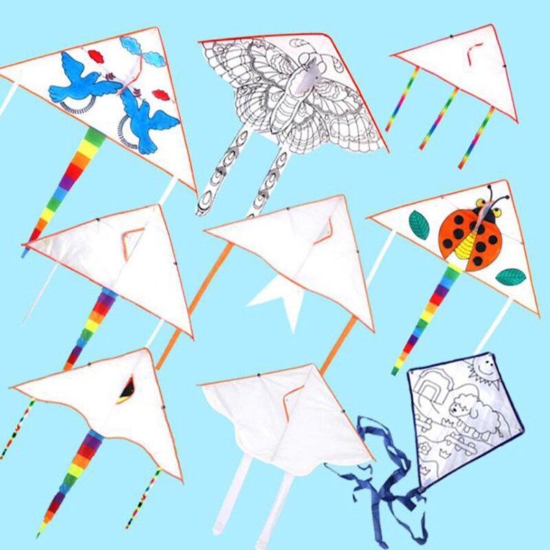 Cerf-volant plat aigle avec 30 mètres ligne de cerf-volant enfants volants cerfs-volants chaussettes à vent jouets de plein air jouets en tissu de jardin pour enfants