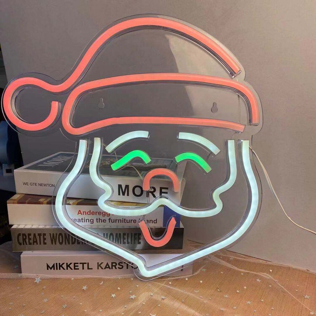 Neon Sign Led Neon Licht Wandlamp Muur Decor Usb Powered Acryl Neon Teken Voor Woonkamer Bar Party Kerst wedd