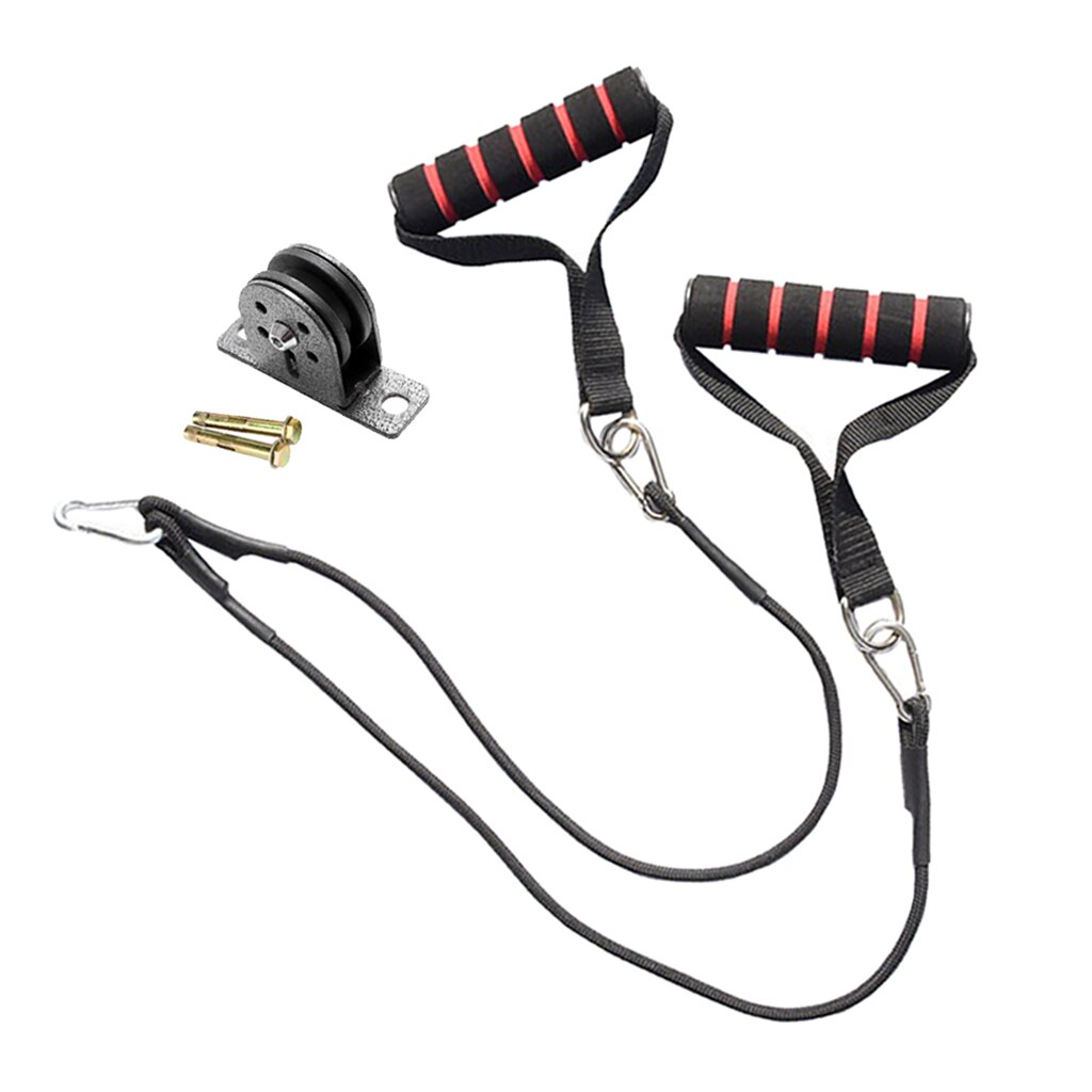 Fixed Pulley Block 661lbs Training Rope 330lbs DIY Pulleys Cable Machine Lifting