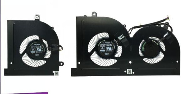 ventilador de refrigeración para MSI GS62, GS63VR, GS63, GS73, GS73VR, MS-16K2, MS-17B1, Stealth Pro, CPU, BS5005HS-U2F1, GPU, Enfriador de BS5005HS-U2L1