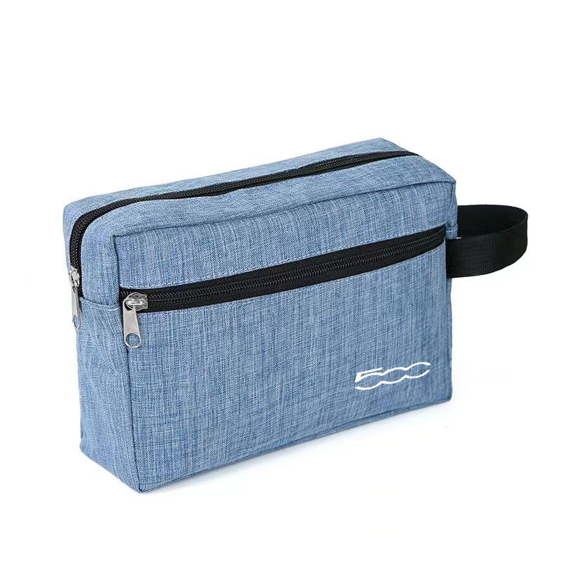 Portable Auto Opbergdoos Organizer Opbergen Opruimen Tas voor 500 500C 500X 500L 500e Abarth 695 Auto Accessoires: Marineblauw