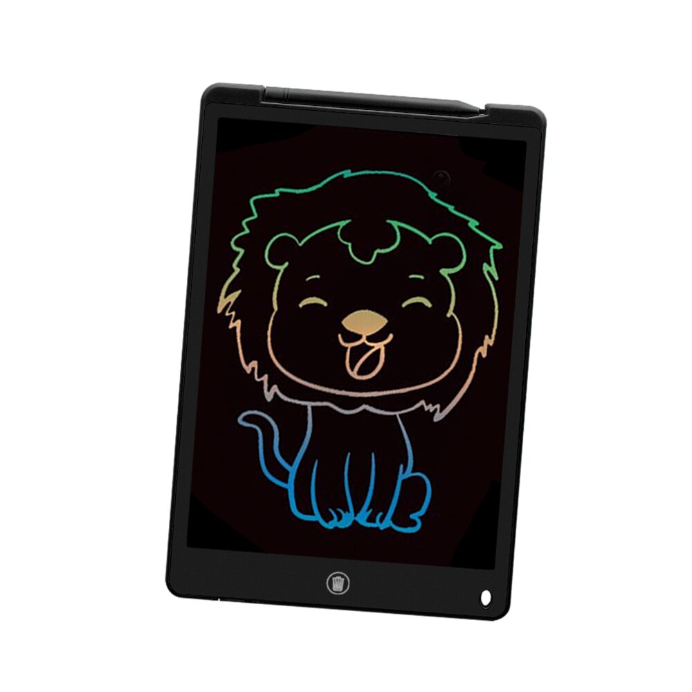 TISHRIC 12 Unch Tablet Graphics Tablet Rainbow Color With Lock Electronics Children&#39;s Tablet Drawing Tablet Tablet With Pen: black