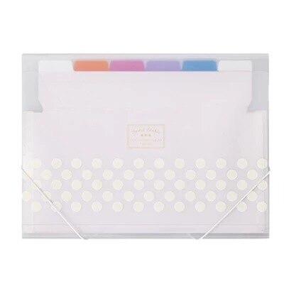 Frosted PP folder Expanding Wallet 7 layers inner Document organizer File folder A4 4 colors available Folder fog-like feeling