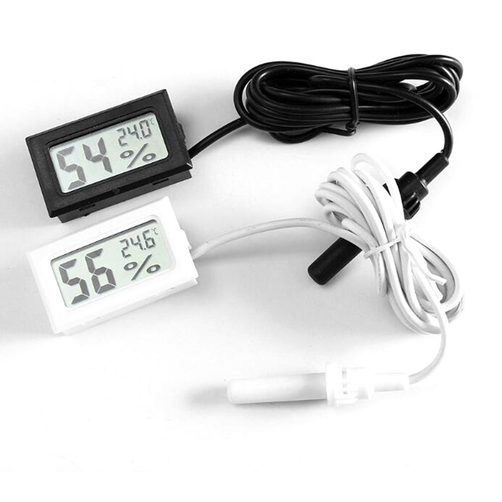 Mini Probe LCD Digital Thermometer Hygrometer Temperature Humidity Meter Digital Display