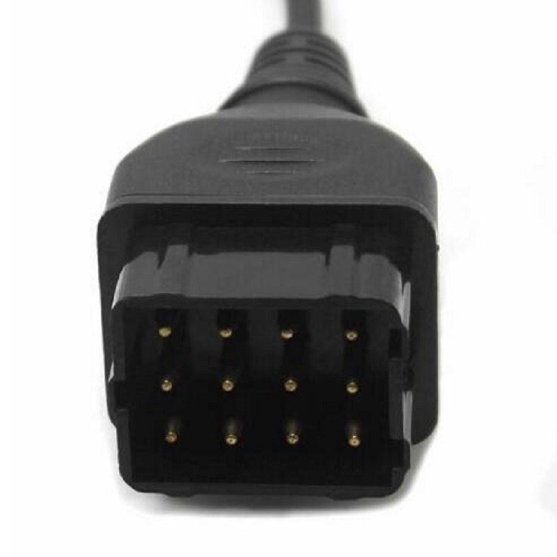 OBD2 Lkw diagnostizieren Kabel Arbeits Gaz 12pinfor 16 Stift Weiblichen zu Männlichen 12 Stift OBDII DLC 16 Stift Konverter kabel gaz 12Stift