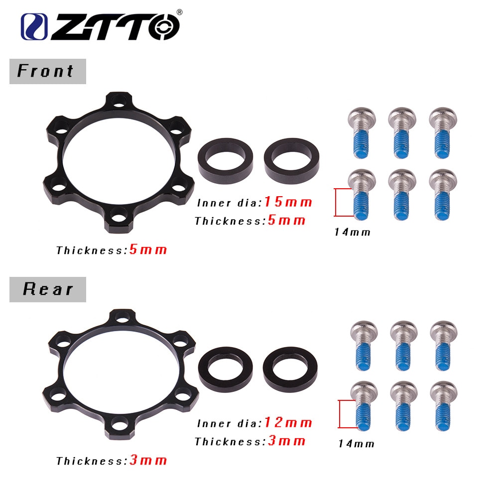 Buje de bicicleta adaptador de Boost, Kit de conversión frontal y trasero de aleación de aluminio, 12mm X 142 a 148, 15mm X 100 a 110