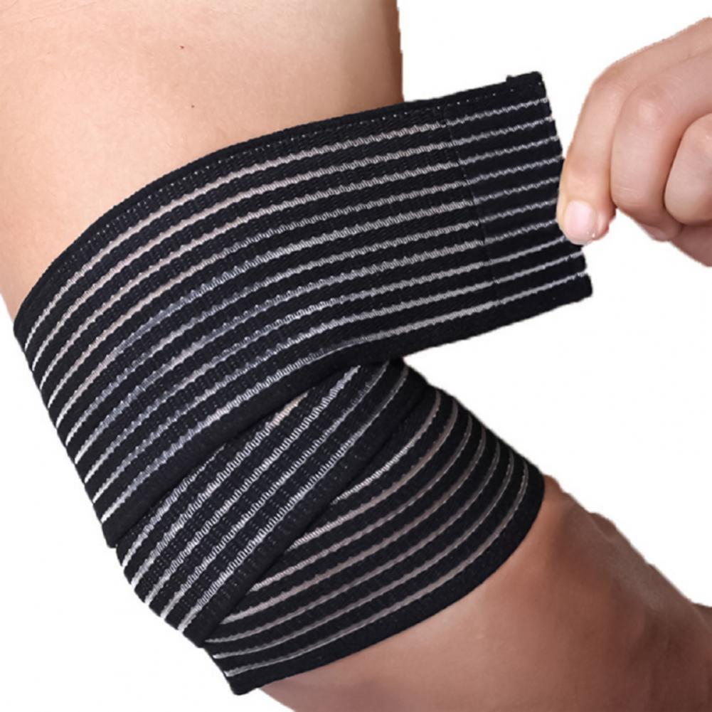 Bande de Compression élastique, 1 pièce, Support de genou, sangle de sport, bande de protection de genou, jambe, cheville, coude, bras mollet