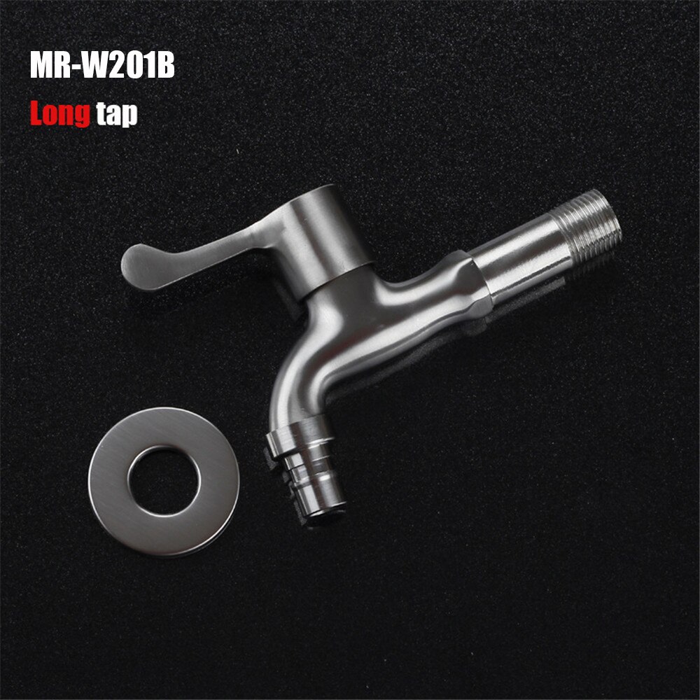 304 stainless steel material washing machine faucet wall mounted garden water bibcocks tap