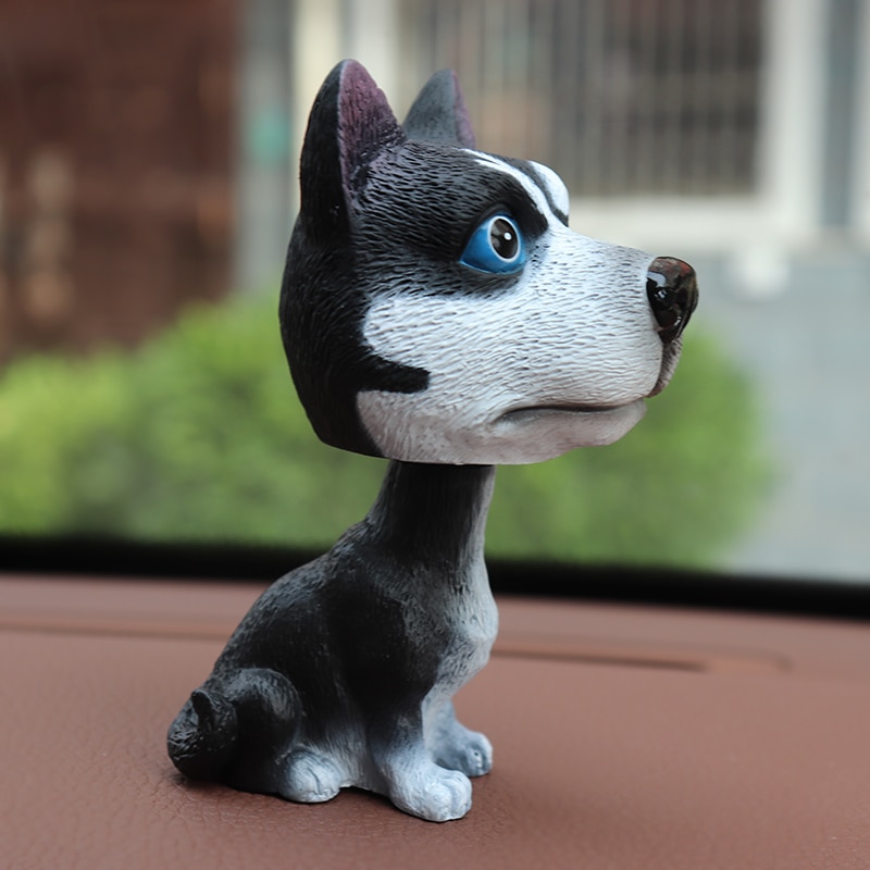 Nodding Dog Funny Shaking Head Toys Cute Bobblehead Puppy Dolls Swing Car Ornaments Home Auto Interior Decor Car Dashboard Toys