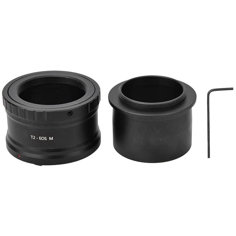 Anillo adaptador de telescopio T2 - EOSM 2 Inche para montura de cámara Canon EOSM sin espejo en telescopio ocular de 2 pulgadas