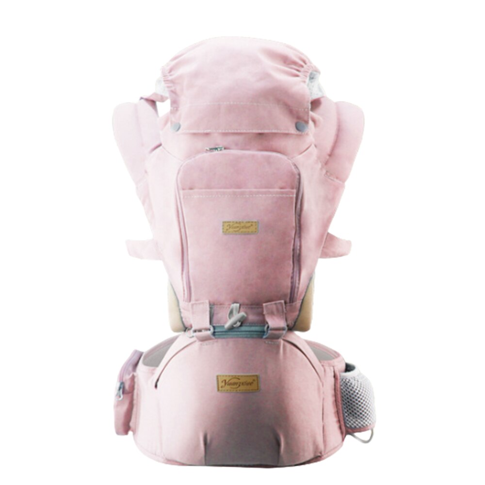 Baby Carrier Transport Ergonomic Baby Kangaroo 3 In 1For Use From 0-36monthes Baby With shade cloth Supports Weight Over 10kg: Pink
