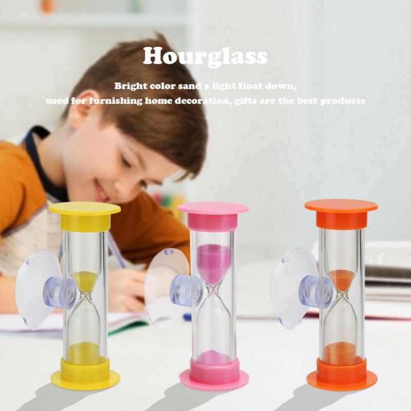 1Pc Hourglass Children Kids Toothbrush Timer 2/3 Minute Smile Sandglass Tooth Brushing Hourglass Shower Sand Time Clock