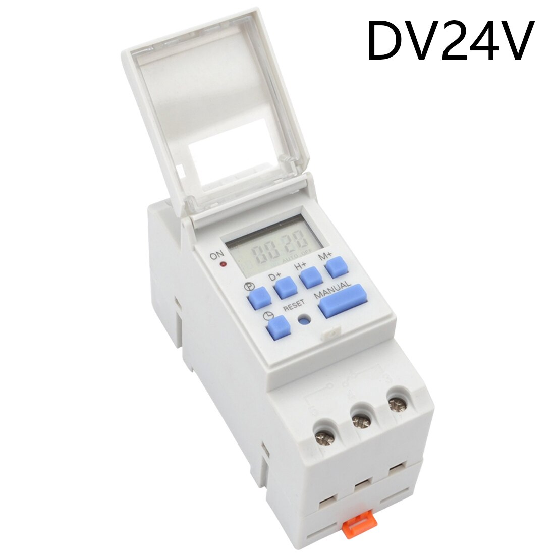 AC 12V/24V/110V/220V Digital LCD Power Timer Guide Time Switch Timer Programmable Time Switch Relay Timer Programmable: DC24V