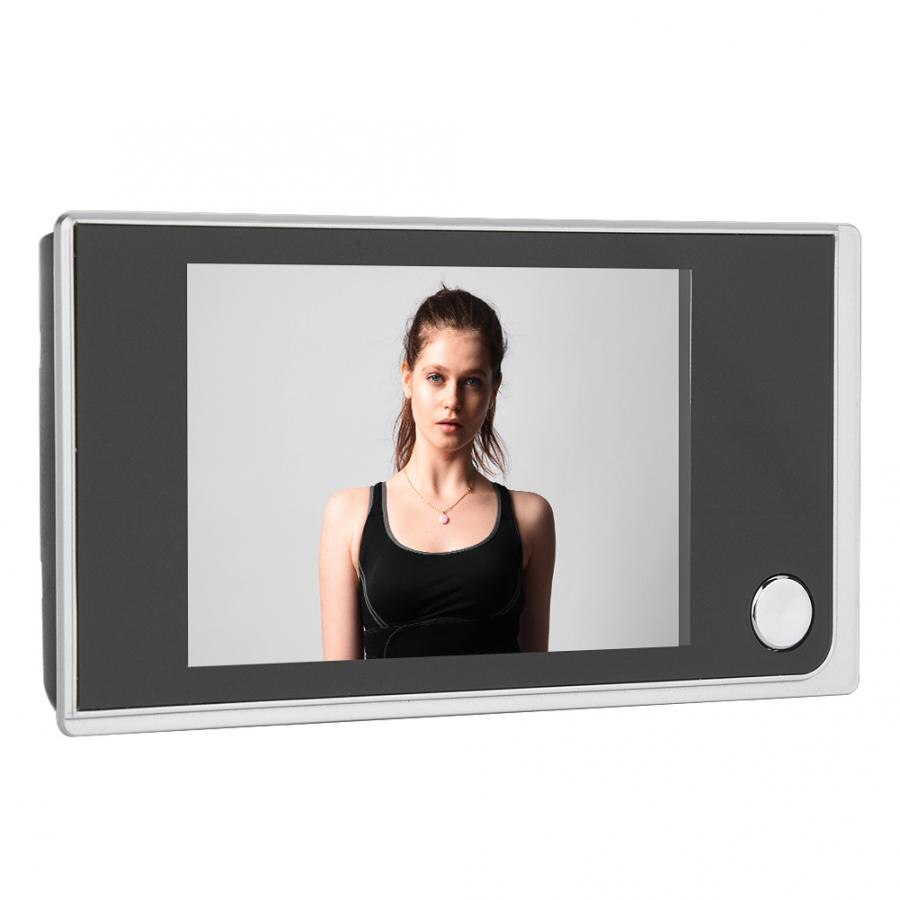 3.5" Digital LCD 120 Degree Peephole Viewer photo visual monitoring electronic cat eye camera DSLR Cam