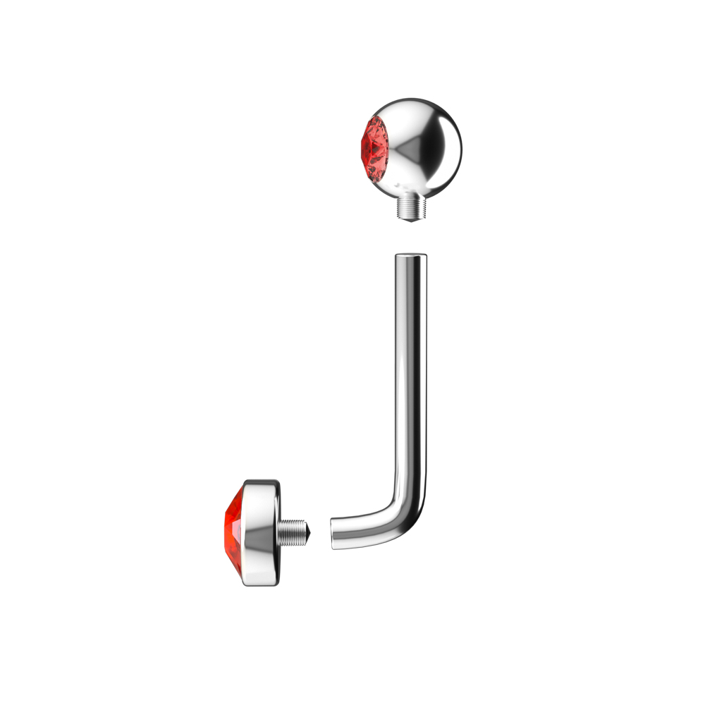 1PC Titanium Christina Vertical Hood Piercings Round Lip Belly Navel Rings Sexy Shinny Vagina Genital VCH Eyebrow Body Jewelry