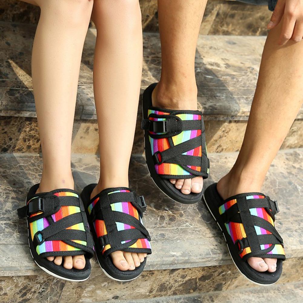 Strandsandalen sommer herren damen große größen rutschfeste lässige strandsandalen paare trendige hausschuhe outdoor strand flip-flops