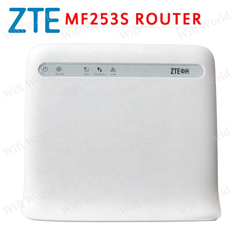 Desbloqueado ZTE MF253s 4G LTE CPE Router inalámbrico con antena 4G CPE Router con tarjeta SIM ranura