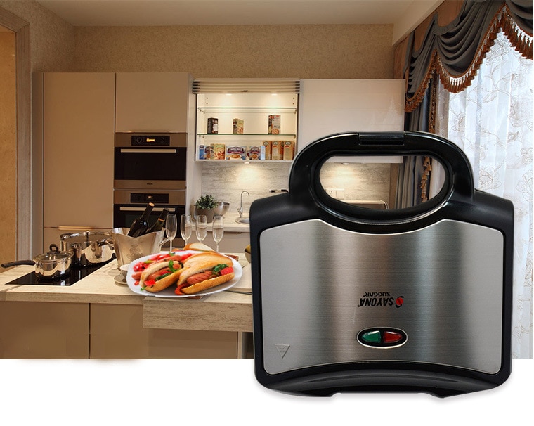 Electric dog waffle maker Non-stick coating Crispy corn French muffin Sausage Baking machine Barbecue for Breakfast EU