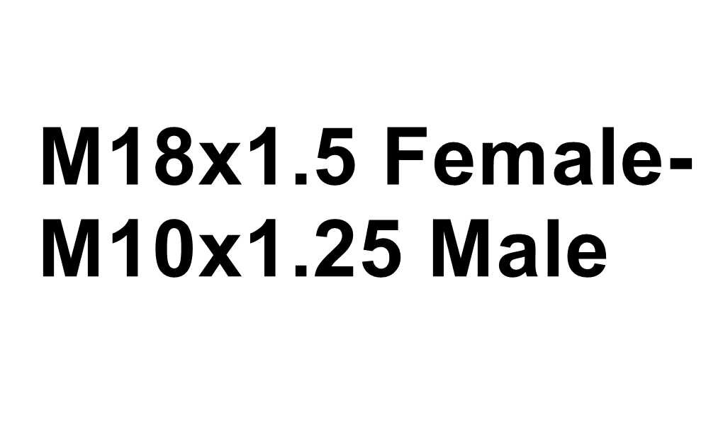 (2) M18x1.5 M20x1.5 M22x1.5 M27x2 Female - Sizes Male Thread Brass Female-Male Reducer Bushing Hex Pipe Fitting Pressure Gauge: Bronze Yellow
