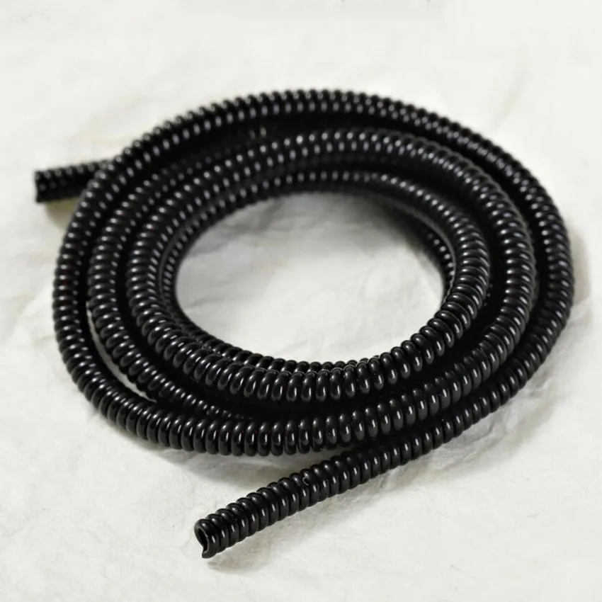 Soporte de Cable sólido de 60CM, Protector de Cable en espiral de TPU, organizador para el hogar: Borgoña