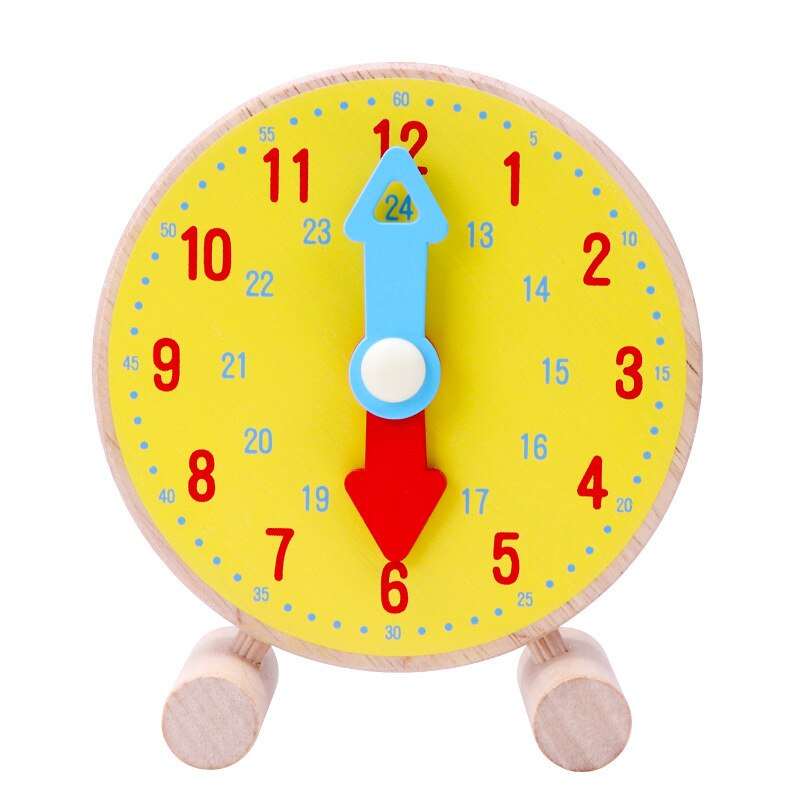 Kindergarten Clock Model Primary School Hour Clock Learner Children Cognitive Time Clock Teaching Aids