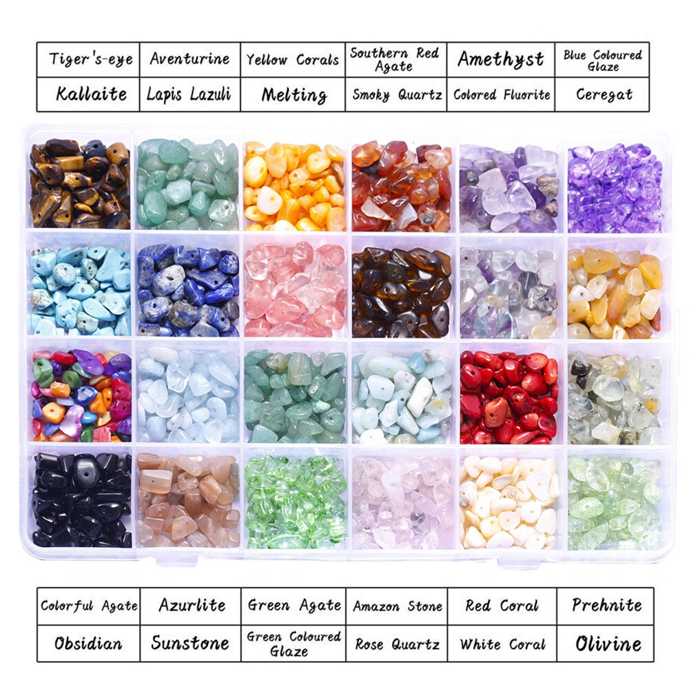 24 type glasfrø spacer perler østrig krystal runde hul perler til børn smykker gør diy tilbehør 4-8mm taksigelse