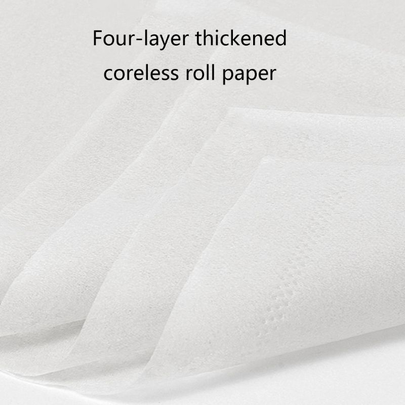 10 rouleaux de papier hygiénique en pâte de bambou 3 ou 4 plis épaissir le bain biodégradable