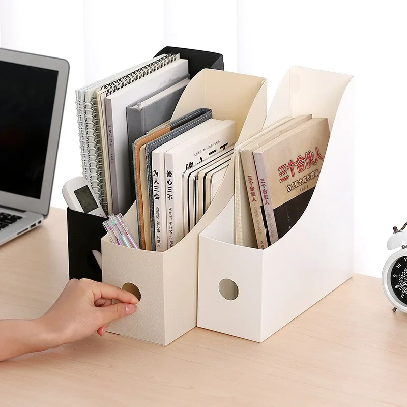 Office Document File Storage Box Folding Desktop Organizer Multi-functional Books Pencil Sundries Storage Box Office Supplies
