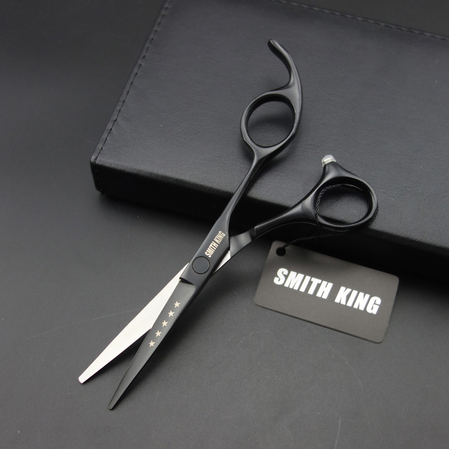 Kit de tesouras, tesouras e pente de cabelo profissionais de 5.5 polegadas., kit de lâminas, cortes e desbastes de alta qualidade.: Cutting with Bag
