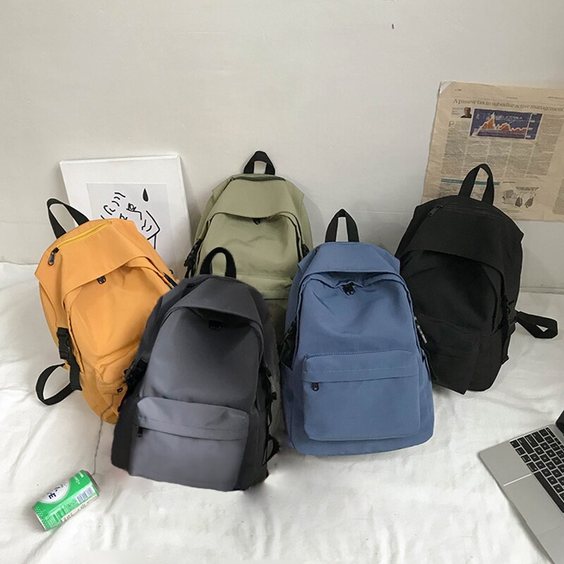 HOCODO Zaino Delle Donne di Nylon Impermeabile Sacchetto di Scuola Per Le Ragazze Adolescenti Multi-Tasca Studente di College Zaini Unisex Borsa Del Computer Portatile SAC