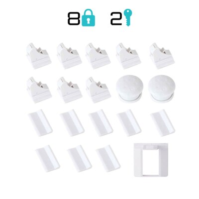 Magnetisk skuffelås: 8