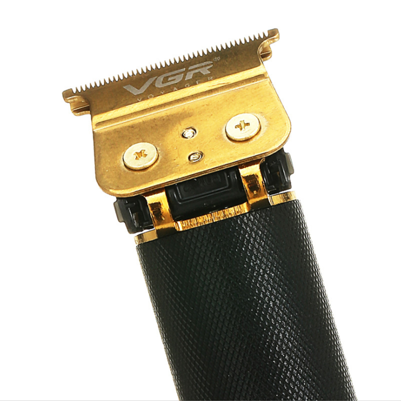 LED salon series rechargable hair trimmer finishing hair clipper electric haircut beard trimer with precision blade