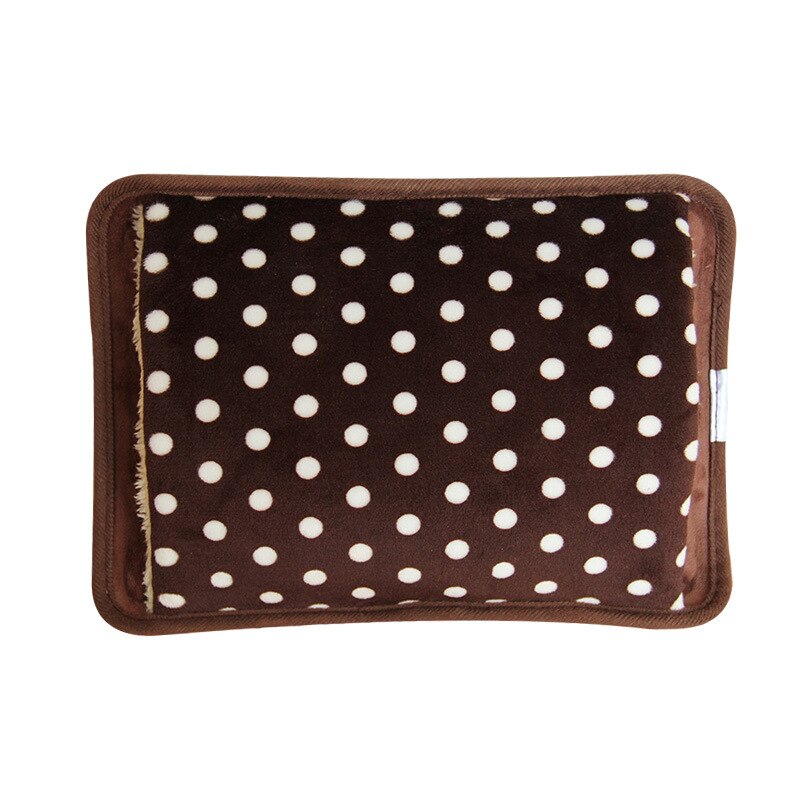 Scaldamani a buon mercato scaldamani elettrico riutilizzabile bottiglia di acqua calda ricarica borsa di acqua calda elettrica pacchetto di calore scaldamani regalo di natale: 8 marrone