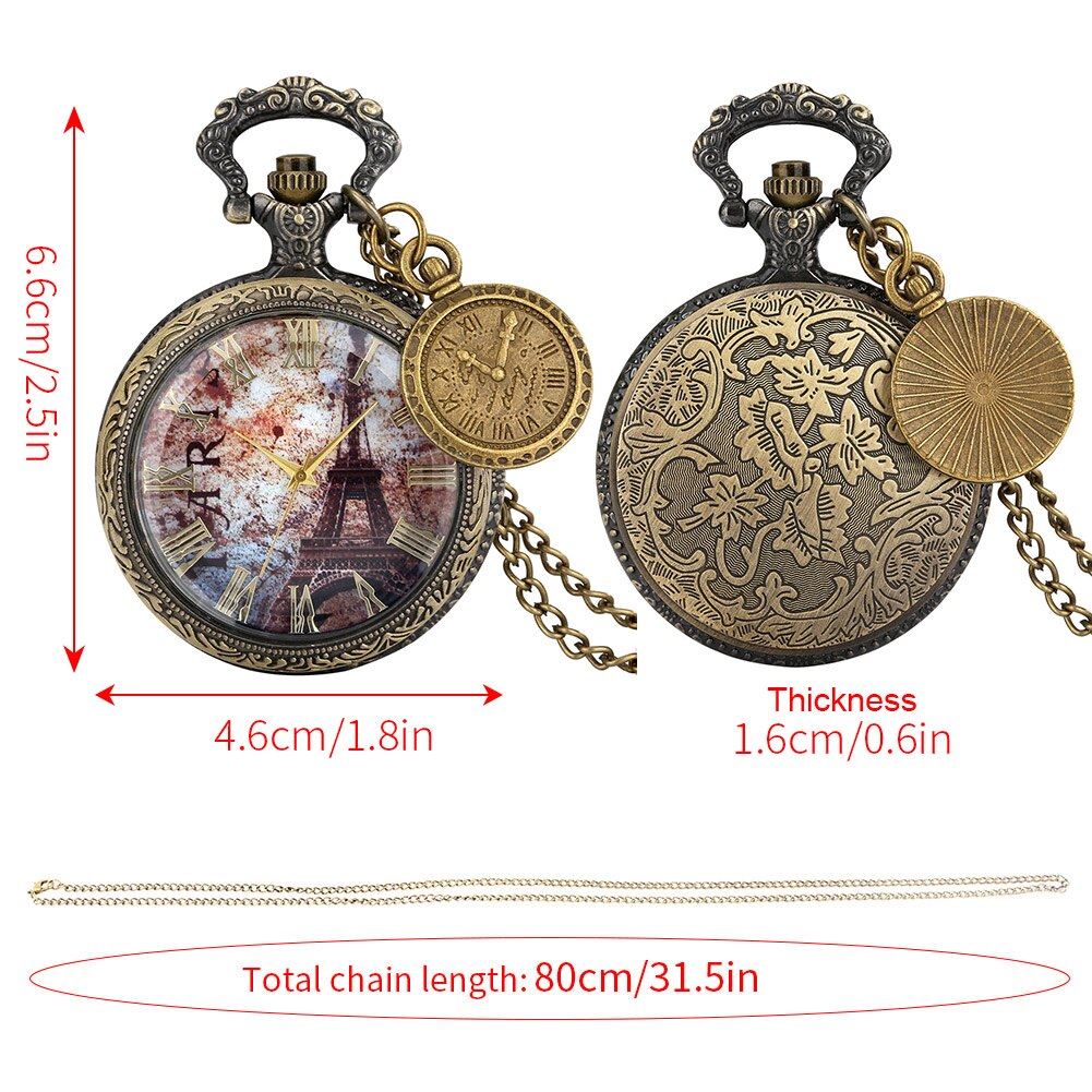 Antieke Open Gezicht Zakhorloge Mannen Vrouwen Quartz Ketting Klok Met Romeinse Dial Accessoire Unisex Prachtige Reloj De Bolsillo