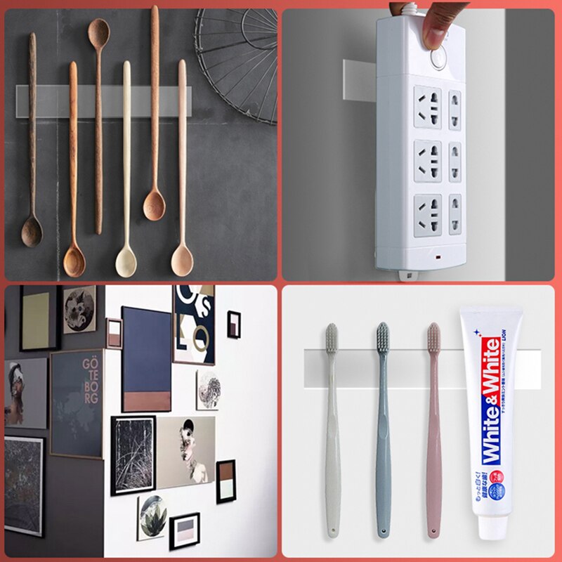 Nano cinta mágica transparente reutilizable, adhesivo de doble cara extraíble lavable para exteriores, hogar, coche y oficina, 1/2/3/5m