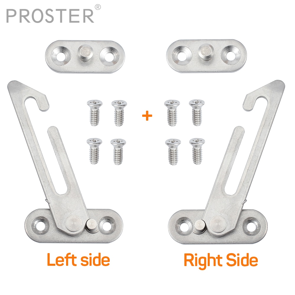 Proster 4Pcs Left+right UPVC Window Restrictor Baby Safety Lock Window Door Restrictor Security Lock Catch Door Ventilator SCREW
