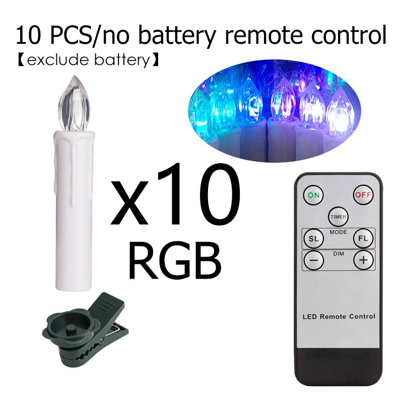 Gele kaarsen, afstandsbediening, led, plastic, vlamloze kaarsen voor diner, feest, theelichtje, feest, bruiloft, veiligheid, huisdecoratie: Rgb fp -01 10