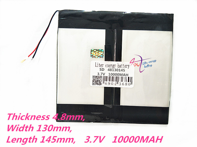 Beste Batterij 48130145 3.7V 10000 Mah Lithium-polymeer Batterijen 10000 Mah Tablet Mid Ingebouwde Batterij Oplaadbare batt