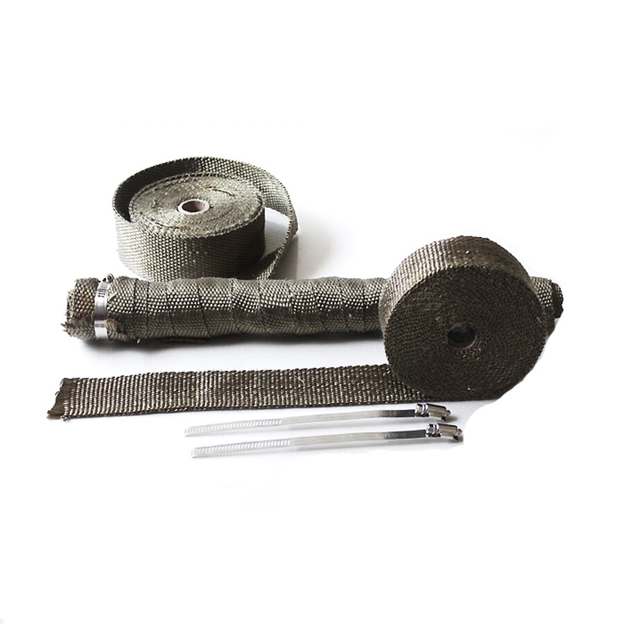 Pack chauffant en titane, 5cm X 5m, couleur or foncé, pièce de rechange pour tuyau de descente de voiture