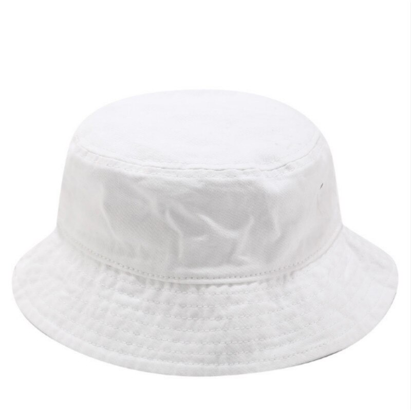 Chapéu de denim lavado vintage, chapéu em branco de jeans, boné de pesca, parte superior reta, chapéu de sol, aba larga, praia, panamá, esportes ao ar livre chapéu do sol: WHITE
